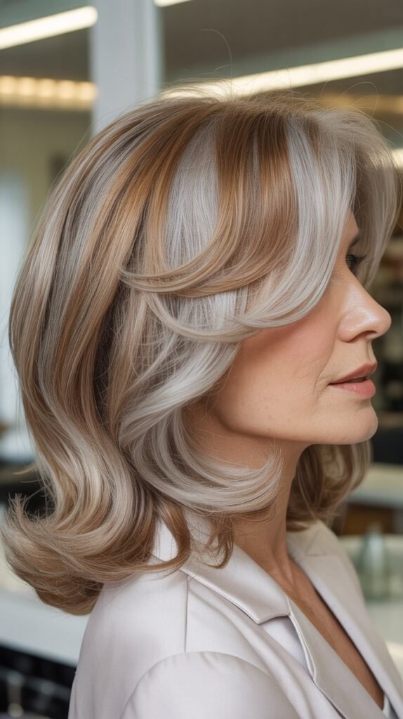 Mid-Length Cut with Dimensional Highlights