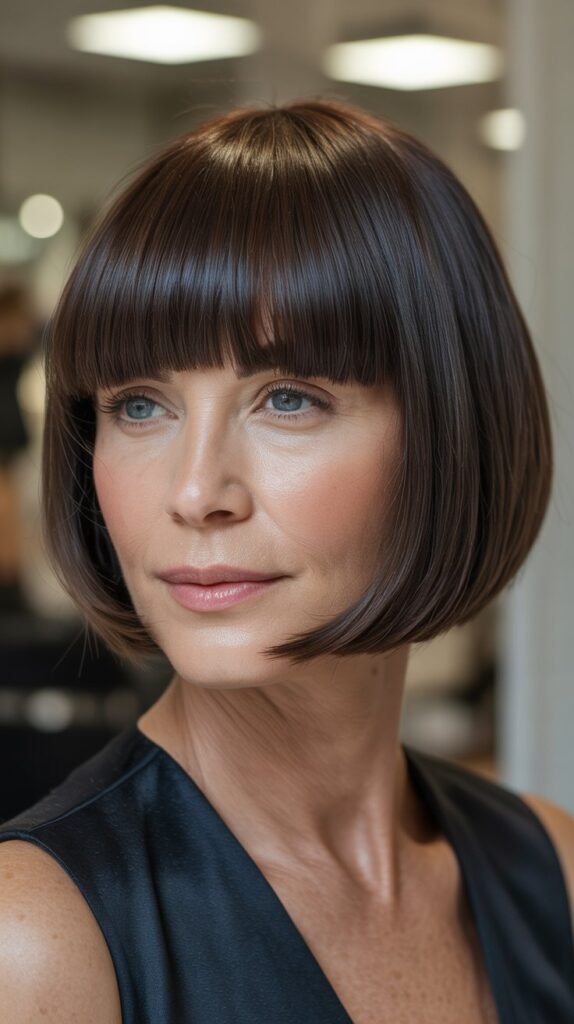 Precision Bob with Geometric Bangs
