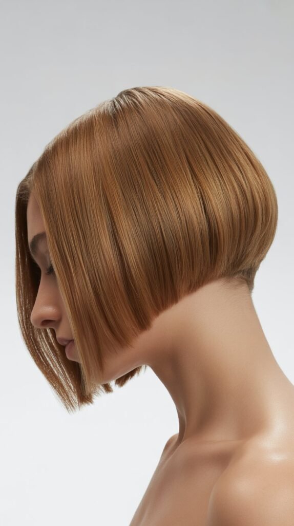 Inverted French Bob with Shorter Back