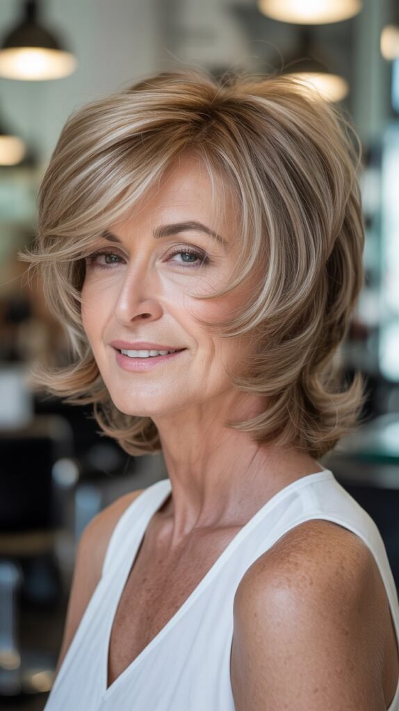 The Feathered Shag with Face-Framing Layers