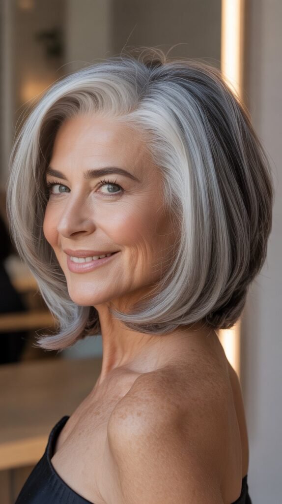 The Blunt Cut with Volume