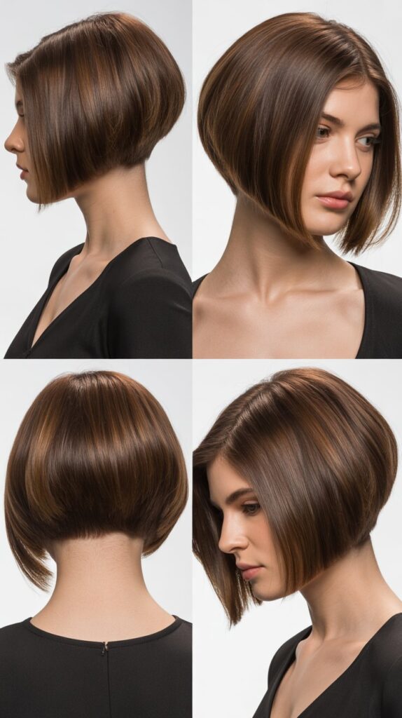 51 Best Haircuts for Thick Hair (Layered, Medium, Shoulder-Length) 26 A-Line Bob