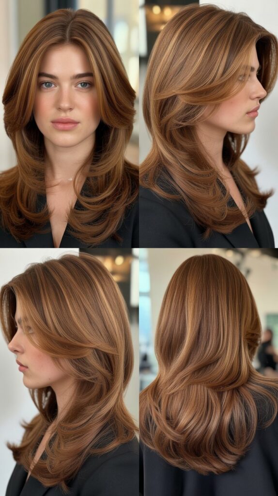 51 Best Haircuts for Thick Hair (Layered, Medium, Shoulder-Length) 1 Classic Long Layers