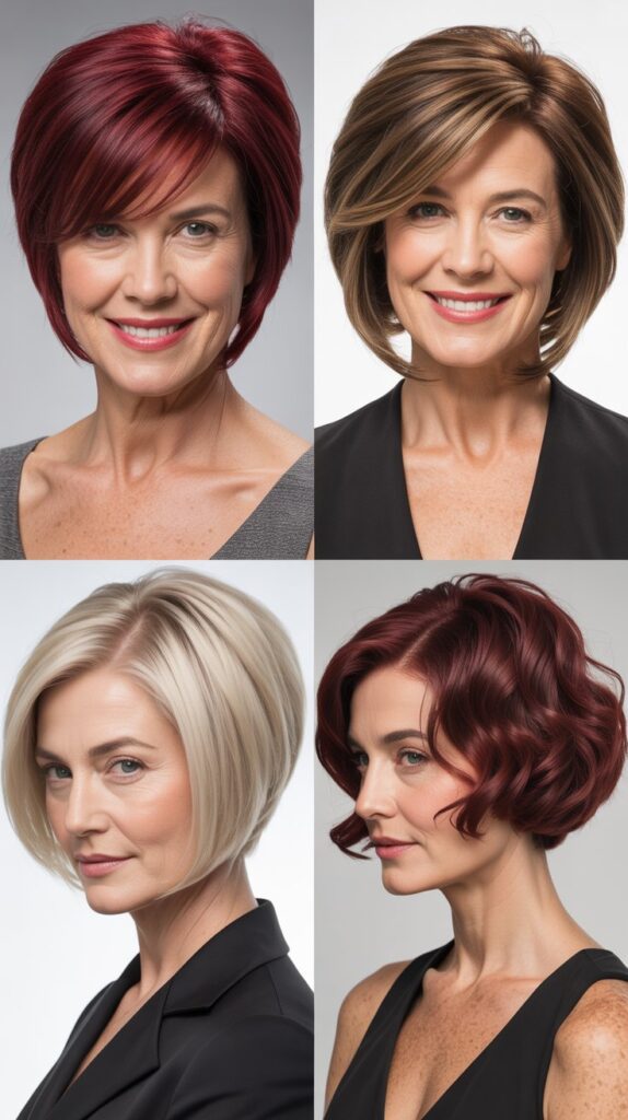 30 Easy-Care Haircuts for Women Over 50 That Still Look Chic 12 The Inverted Bob