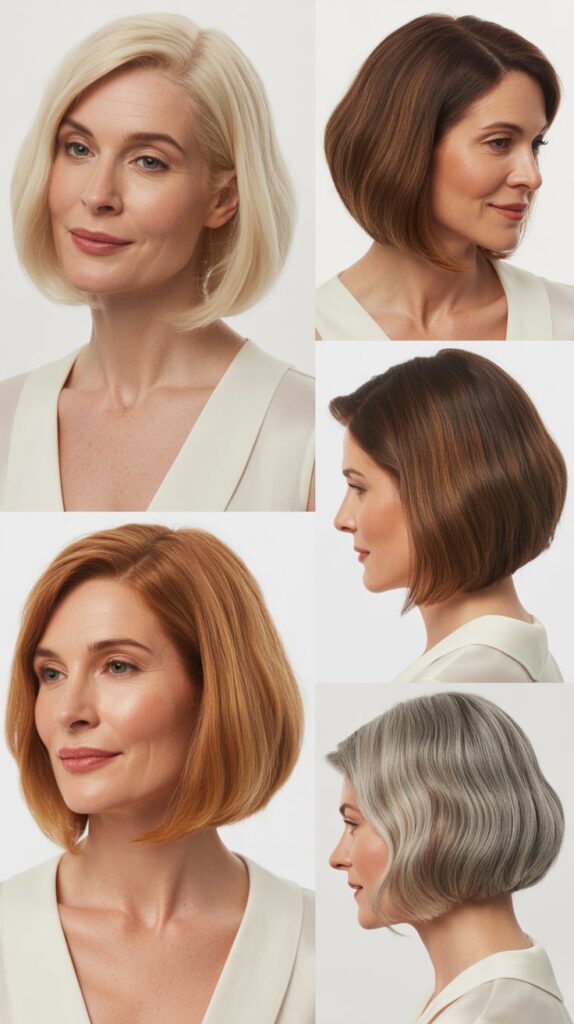 53 Most Flattering Hairstyles for Women Over 50 Right Now 1 The Classic Bob