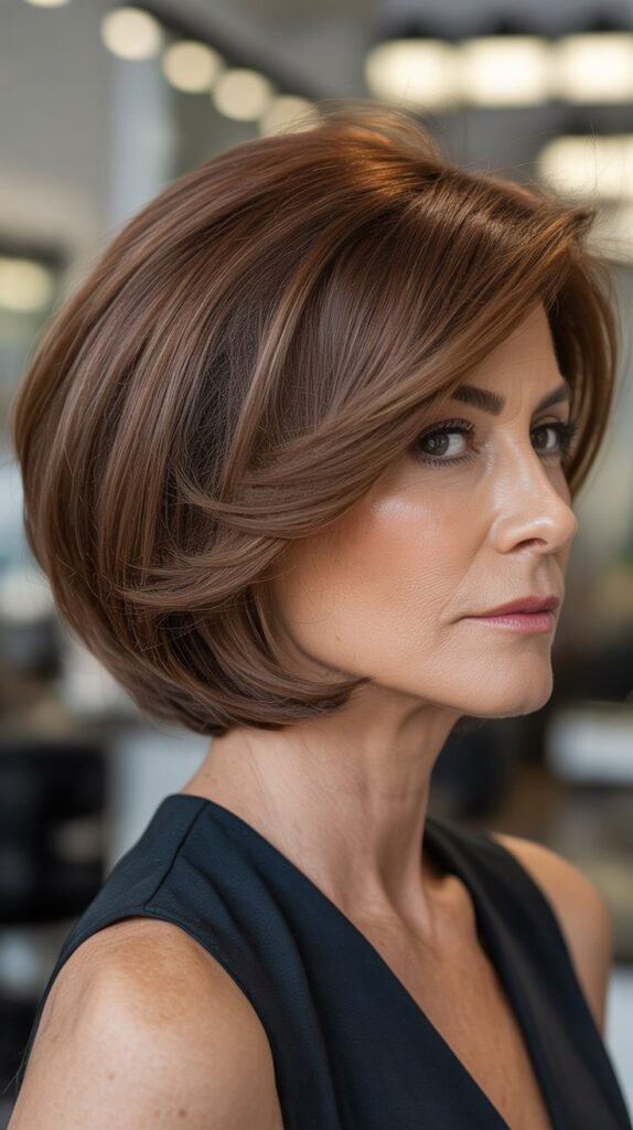 Stacked Bob with Volume