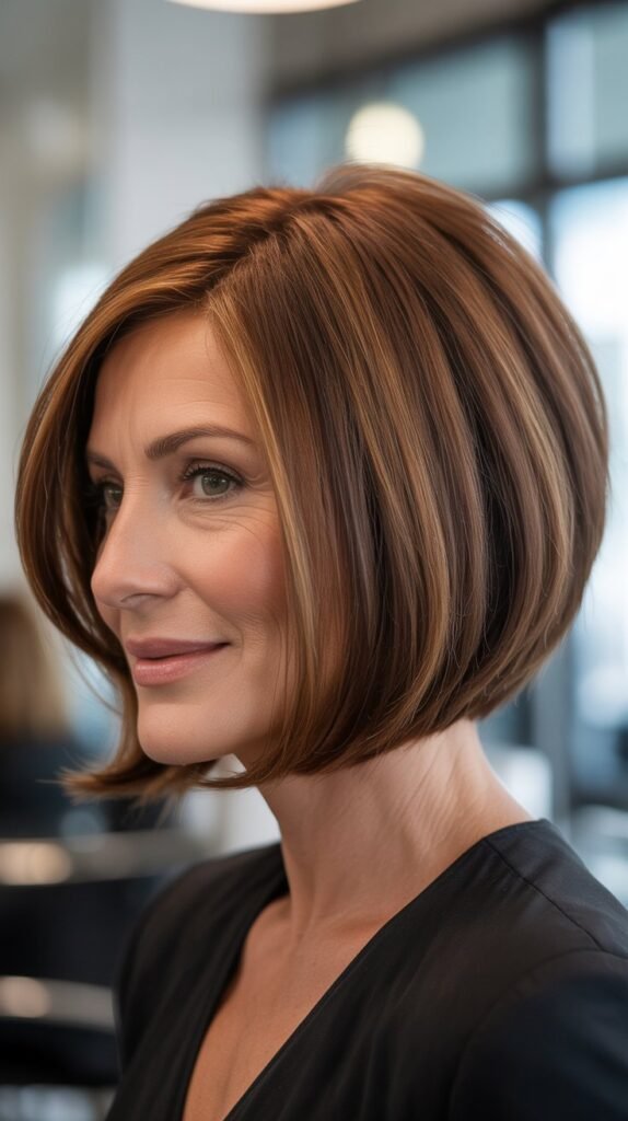The A-Line Bob with Graduated Layers