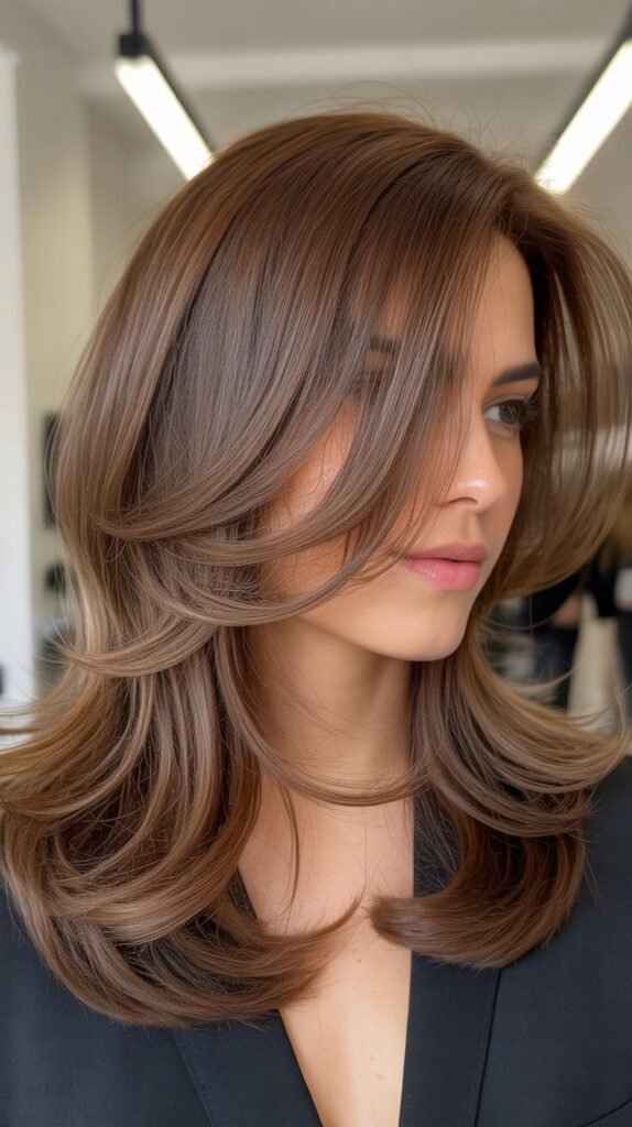 Face-Framing Layers Technique