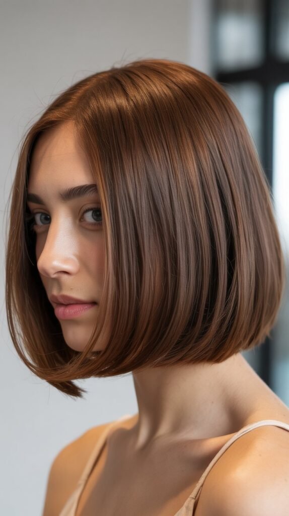 Collarbone-Grazing French Bob