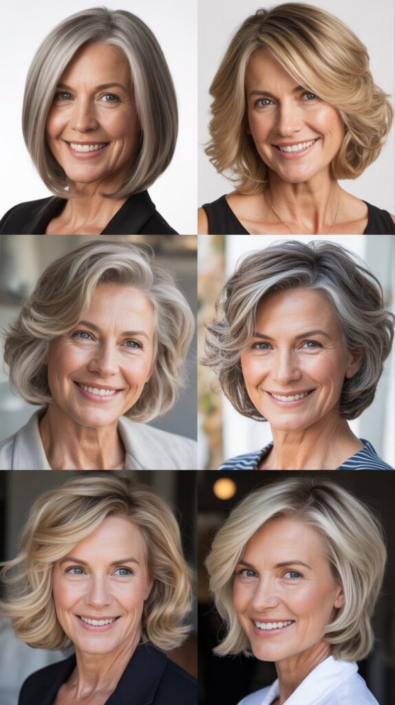 30 Easy-Care Haircuts for Women Over 50 That Still Look Chic 2 The Layered Bob