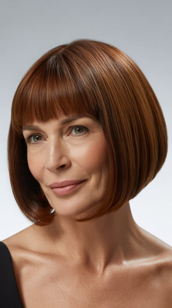 Blunt Bob with Bangs