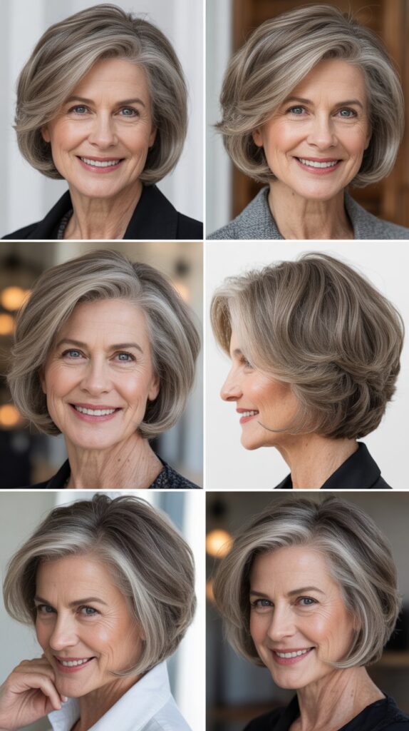 The Blunt Bob with Internal Layers