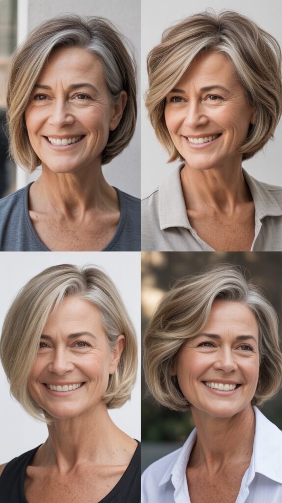 27 Trend-Forward Short Hairstyles for Women Over 50 Everyone Is Pinning 13 The Angled Bob