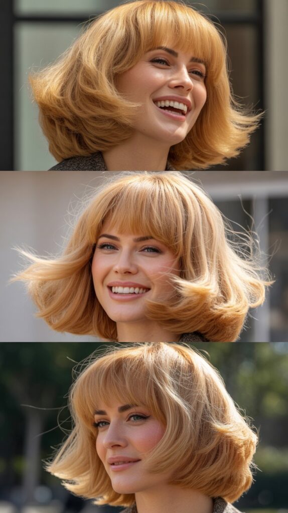 Shaggy Shoulder Cut with Full Fringe