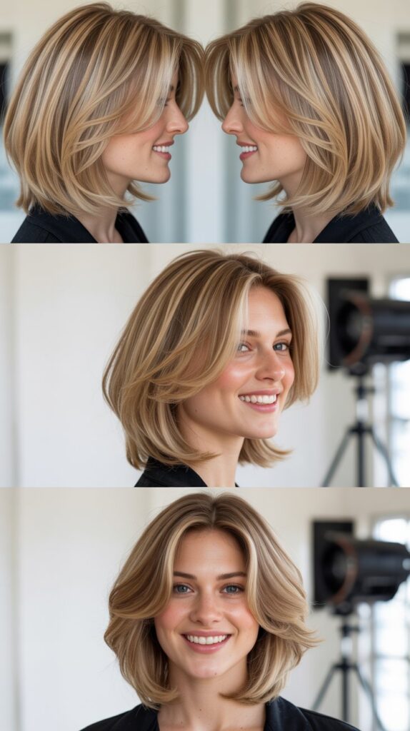 Layered Lob for Fine Hair