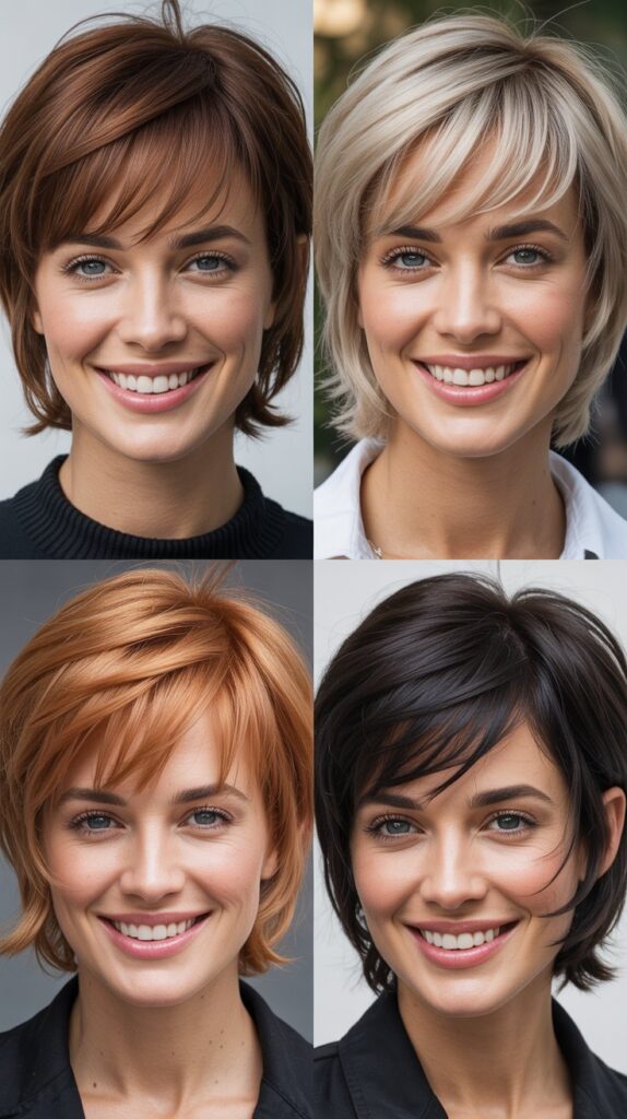 Face-Framing Layers with Baby Fringe