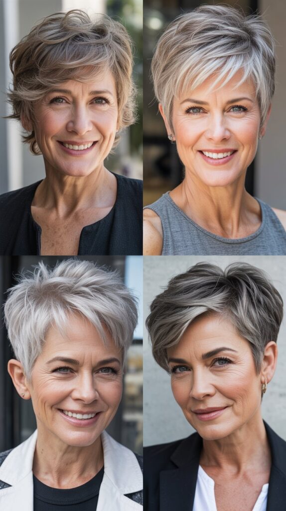 30 Easy-Care Haircuts for Women Over 50 That Still Look Chic 20 The Textured Pixie