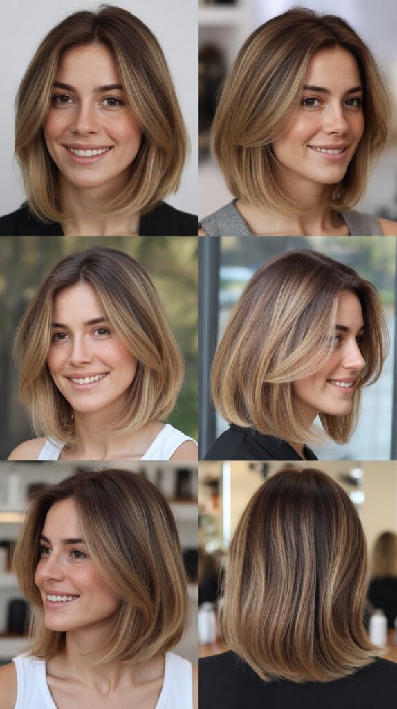 Balayage Long Bob