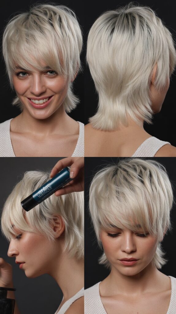 Choppy Front Pieces with Polished Back