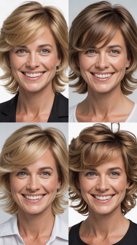 Crown Layers with Face-Framing Front