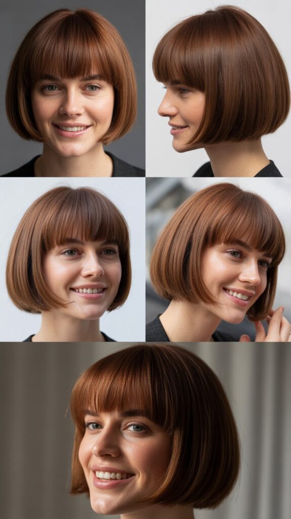 Dramatic Bob With Long Bold Bangs