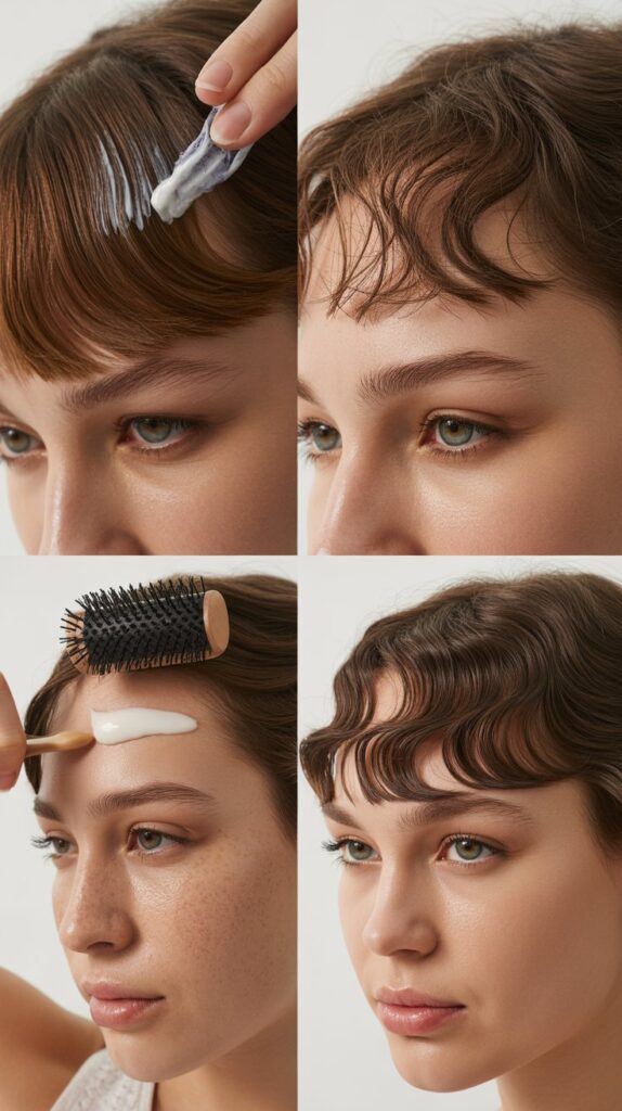 Managing Bangs on Humid Days