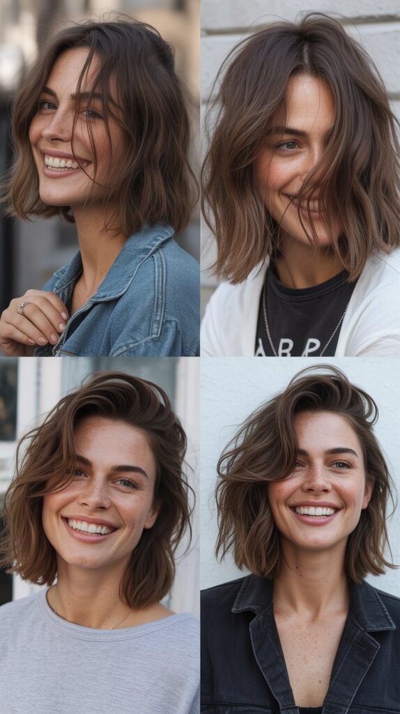 Messy Undone Long Bob