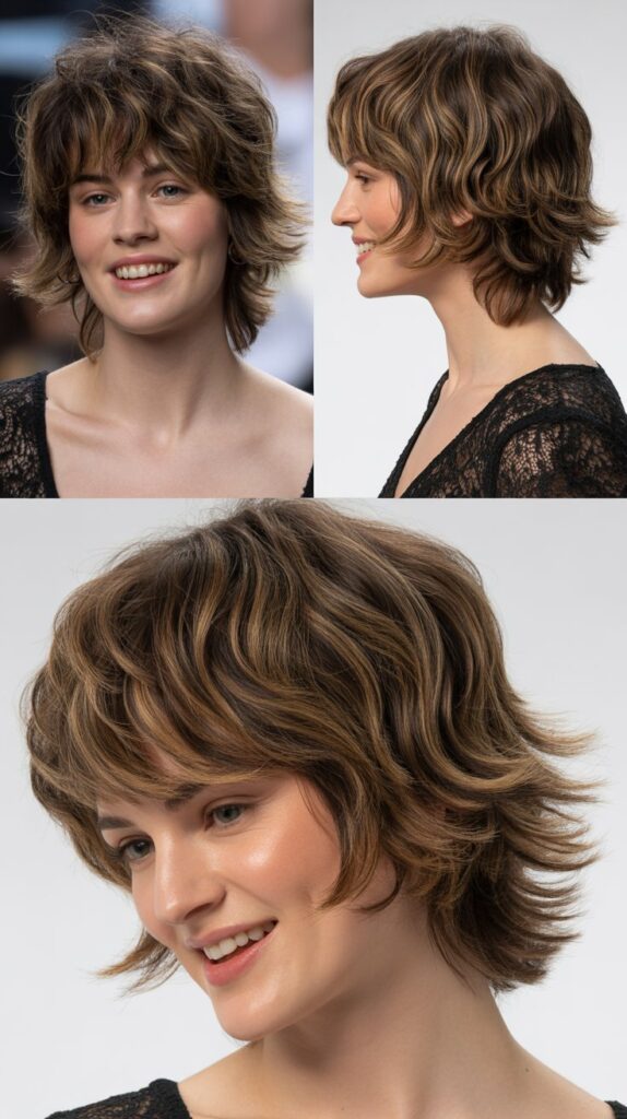 Messy Layers With Choppy Bangs