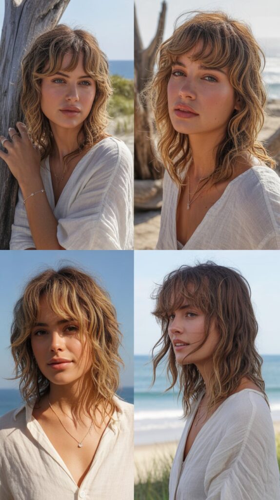 Textured Fringe with Beachy Waves