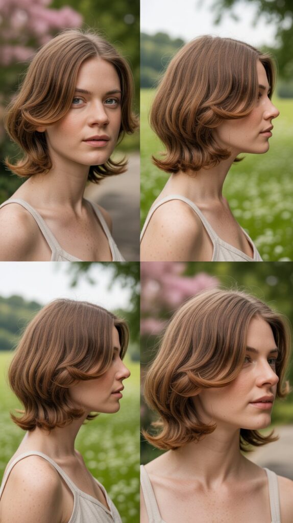 27 Everyday Medium-Length Hairstyles for Women That Are Low-Maintenance 22 U-Shaped Cut at Medium Length