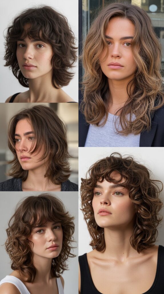 51 Best Haircuts for Thick Hair (Layered, Medium, Shoulder-Length) 2 Shoulder-Length Shag