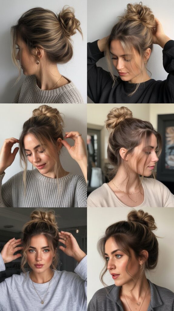 27 Everyday Medium-Length Hairstyles for Women That Are Low-Maintenance 25 Messy Bun-Friendly Medium Cut