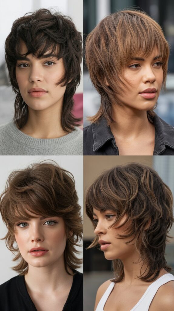 51 Best Haircuts for Thick Hair (Layered, Medium, Shoulder-Length) 45 Wolf Cut