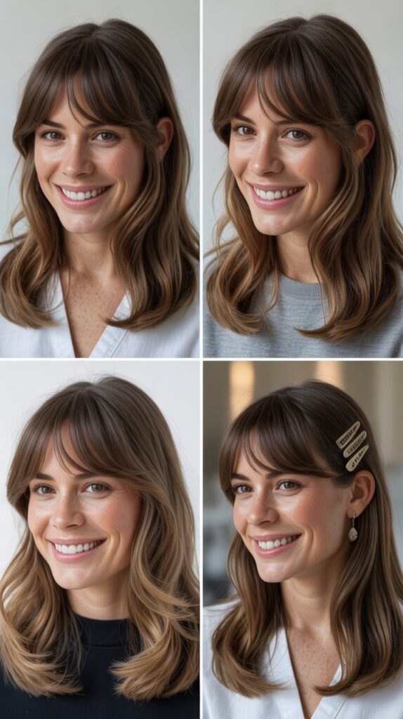 Growing Out Curtain Bangs