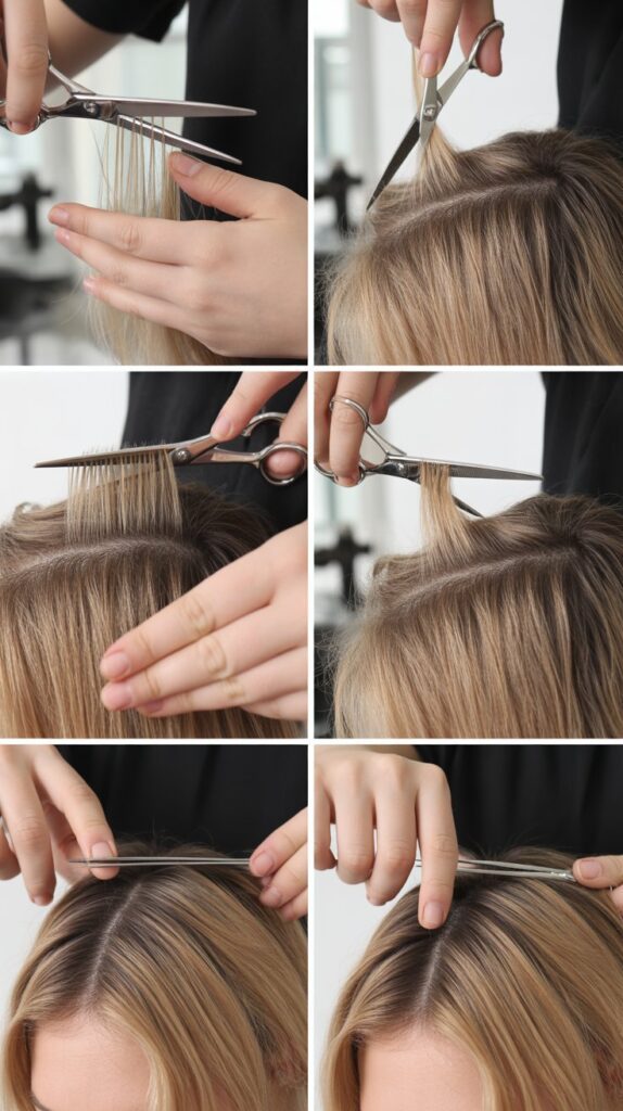 Cut Trendy Shag Layers at Home Easily 5 Step-by-Step Cutting Process for Front Layers