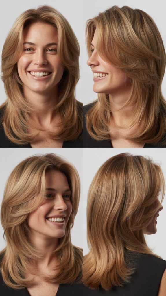 Long Layers with Texture Spray Styling