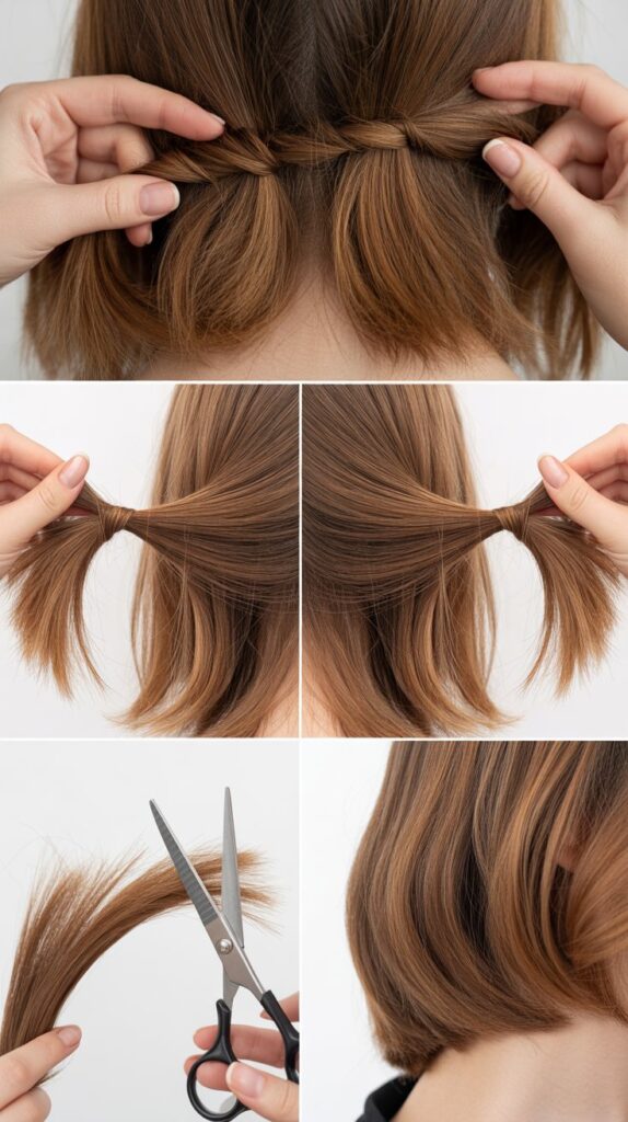 How to Cut Long Layers Yourself Without Mistakes 6 The Twist and Snip Technique