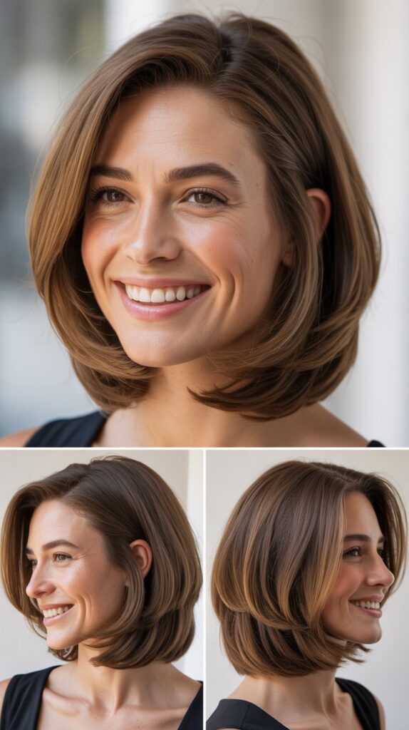 Long Bob with Graduated Layers