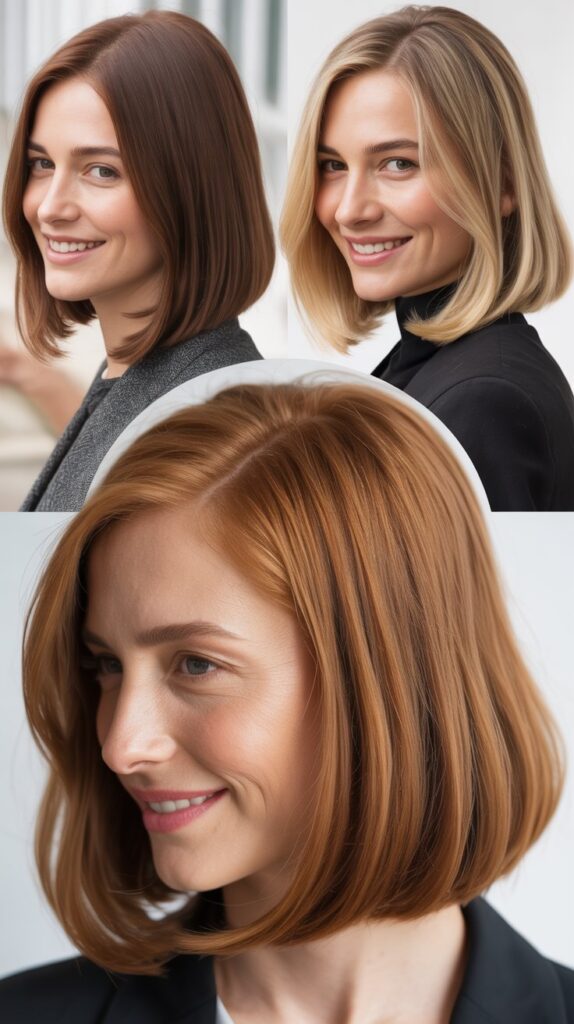 Long Bob with Rounded Edges