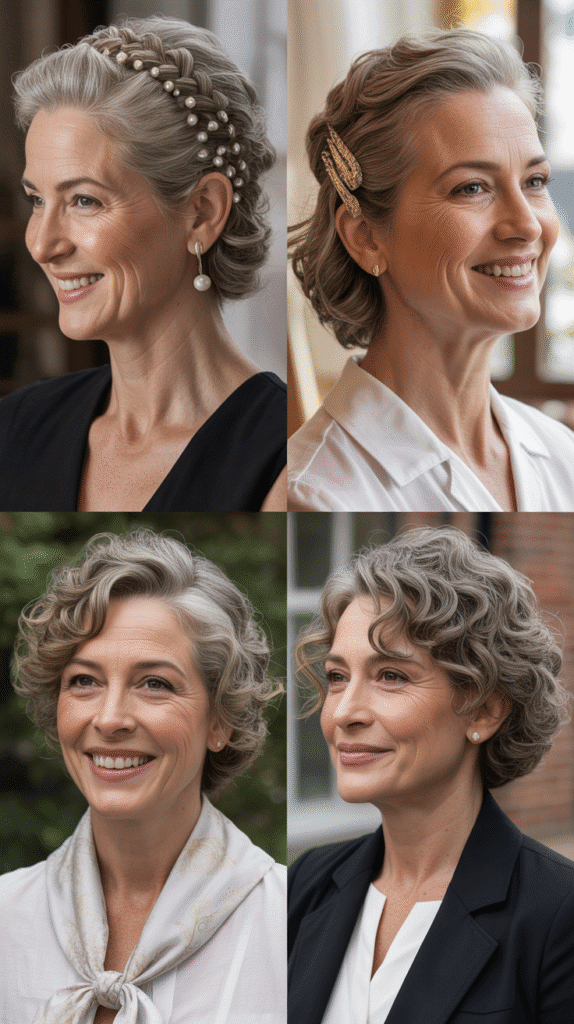 Curly Half-Up Half-Down