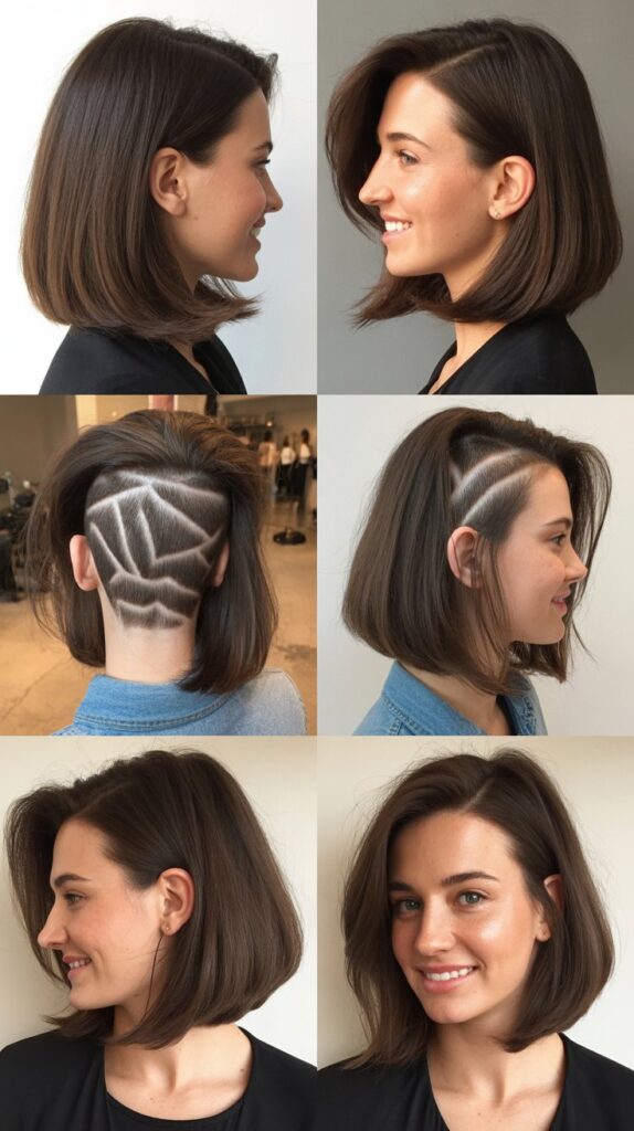 Long Bob with Hidden Undercut