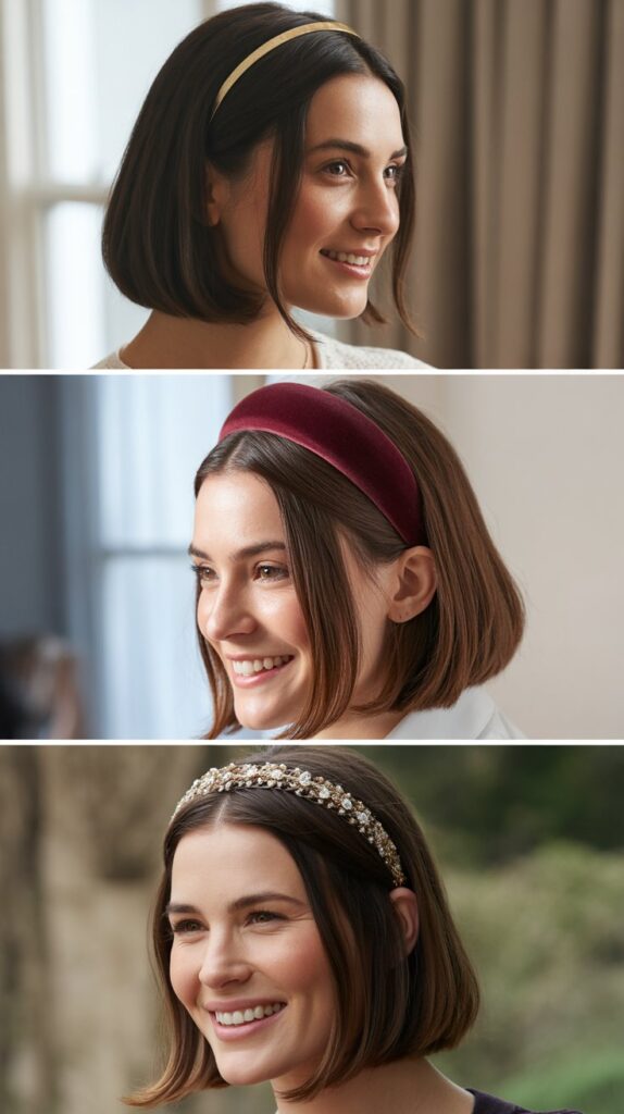 Long Bob with Headband