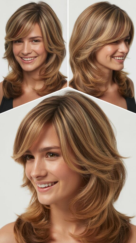 33 Best Long Haircuts With Flowy Front Layers 20 Long Layers With Side Bangs