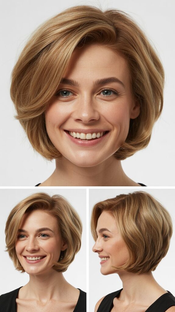 Graduated Bob Layers in Front