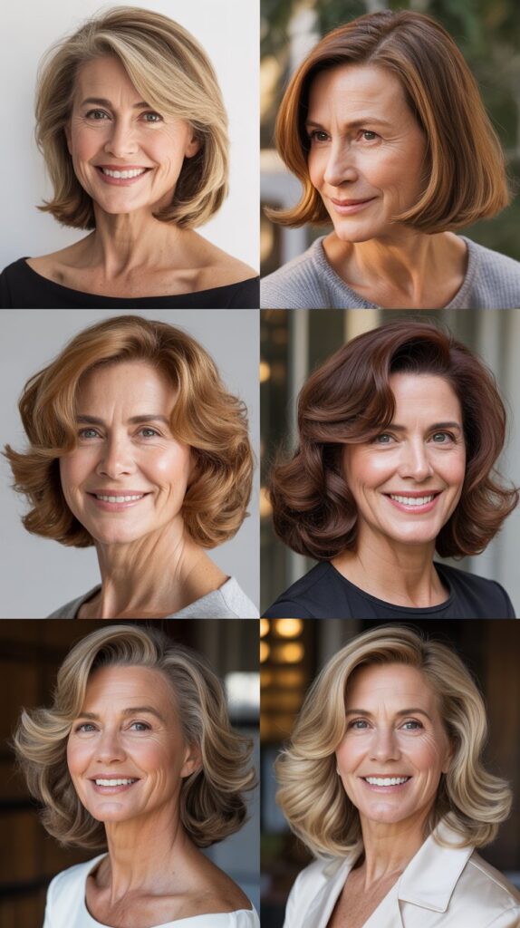 30 Easy-Care Haircuts for Women Over 50 That Still Look Chic 28 The Collarbone Cut