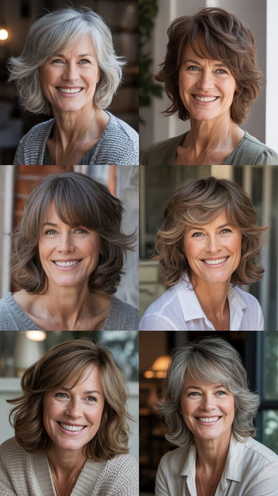 Piece-y Side Bangs with Tousled Medium Cut