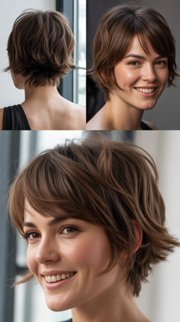 Undone Shag Front with Groomed Back