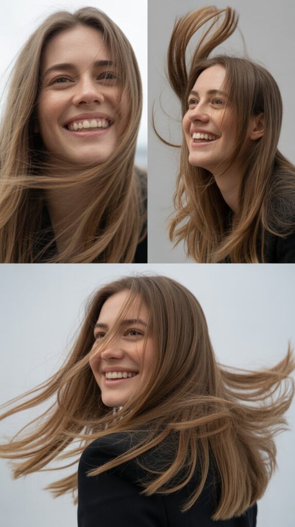 33 Best Long Haircuts With Flowy Front Layers 33 Long Flowing Layers With Movement