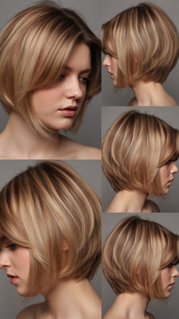 51 Best Haircuts for Thick Hair (Layered, Medium, Shoulder-Length) 43 Dimensional Bob