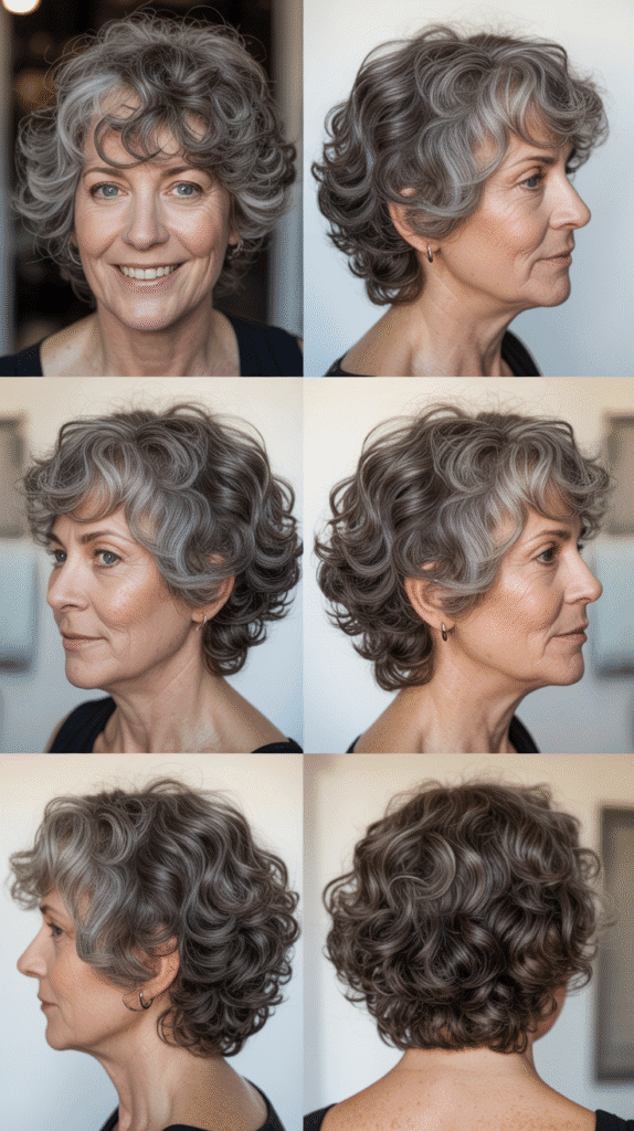 Curly Mullet Modern Interpretation